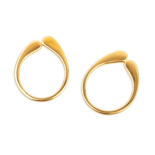 The Drip | Fluid Hoop Earrings
