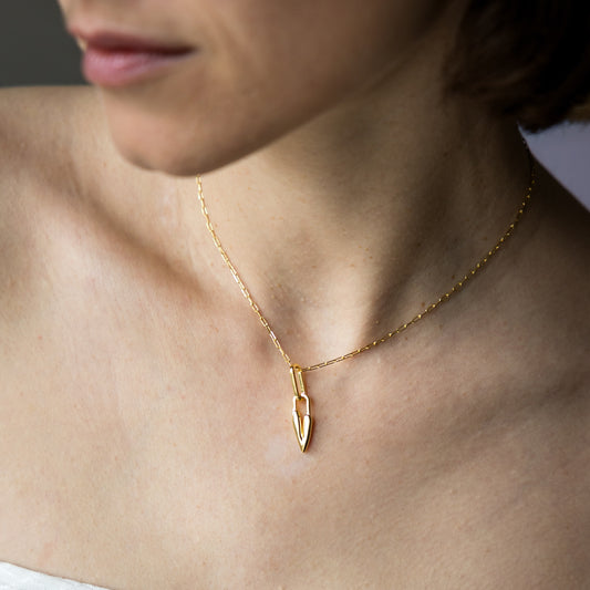 Whole Heart Lock | Heart Necklace