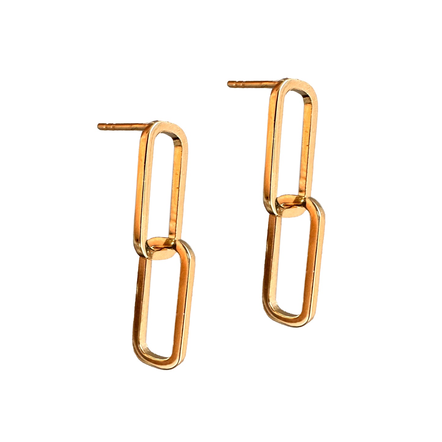 Linking | Dangling Link Earrings