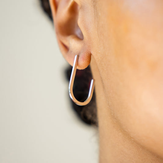 June | Modern Hoop Earrings