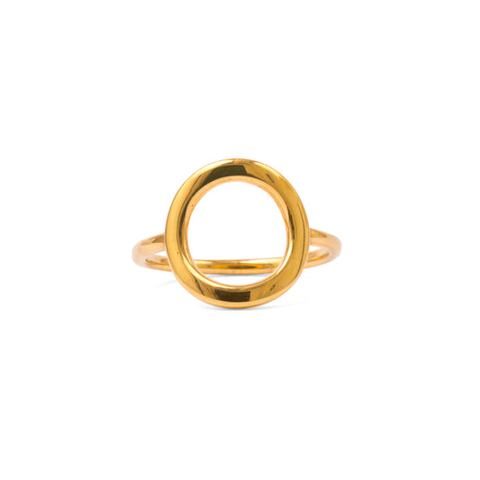 Amber | Open Circle Ring