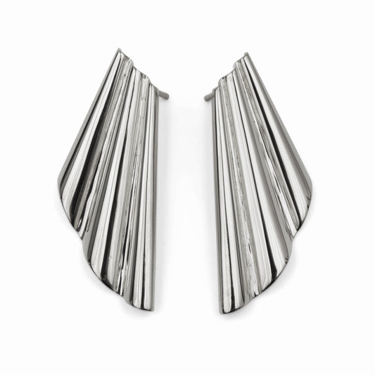 Shell | Modern Wavy Earrings