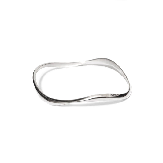 Ribbon | Wave Bangle Bracelet
