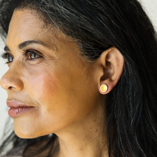 Orb | Circular Stud Earrings