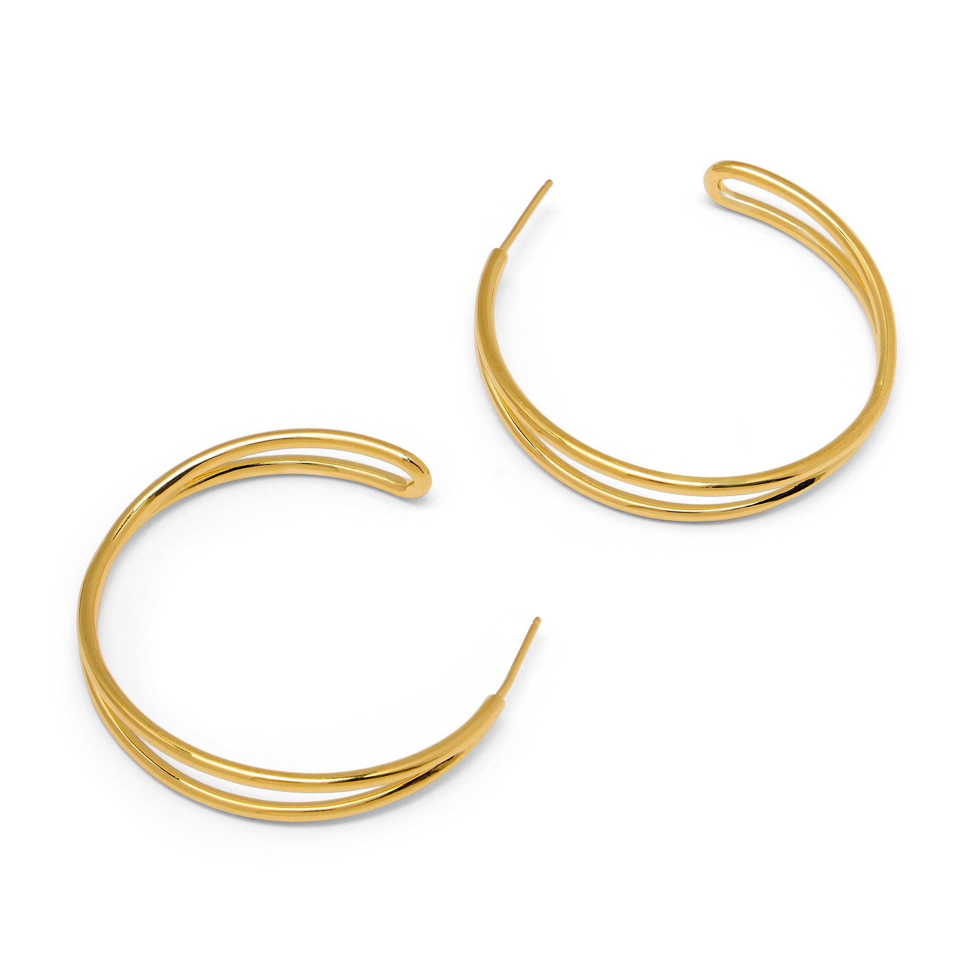Revolve | Crossing Hoop Earrings – Love Lori Michelle Jewelry
