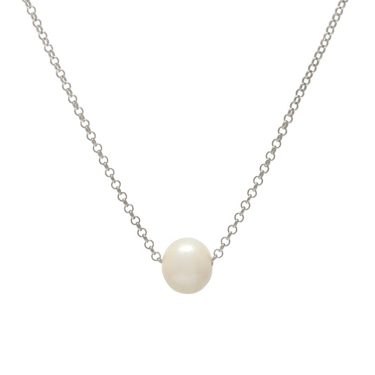Perla | Round Pearl Necklace