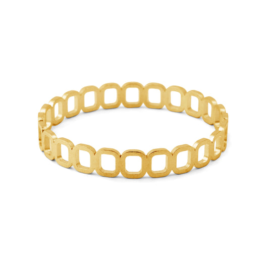 Link Foundation | Geometric Bangle Bracelet