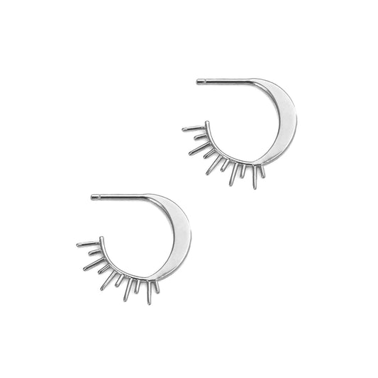 Celestial Stellette | Mini Sun Moon Earrings