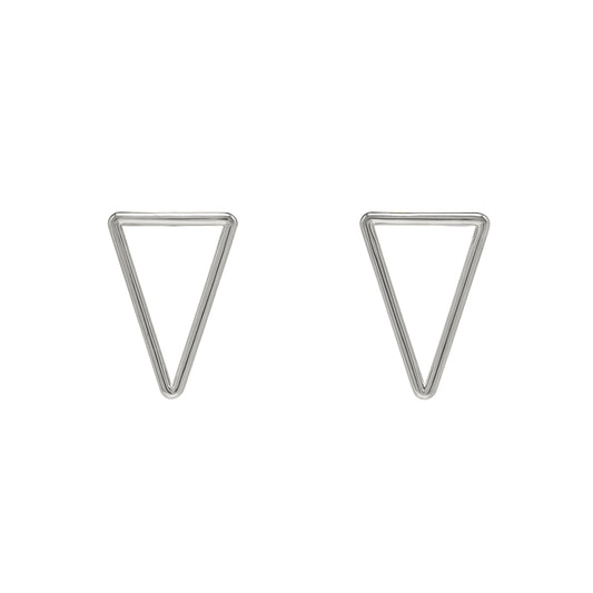 Triangulate | Open Triangle Earrings