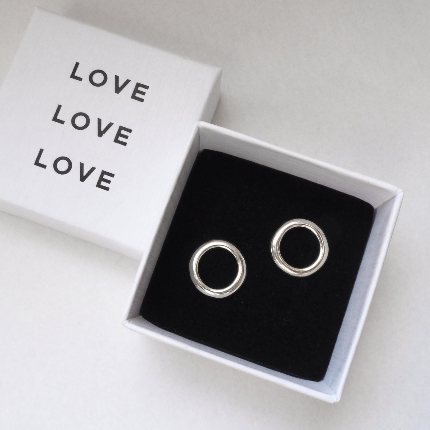 Amber | Small Circle Earrings