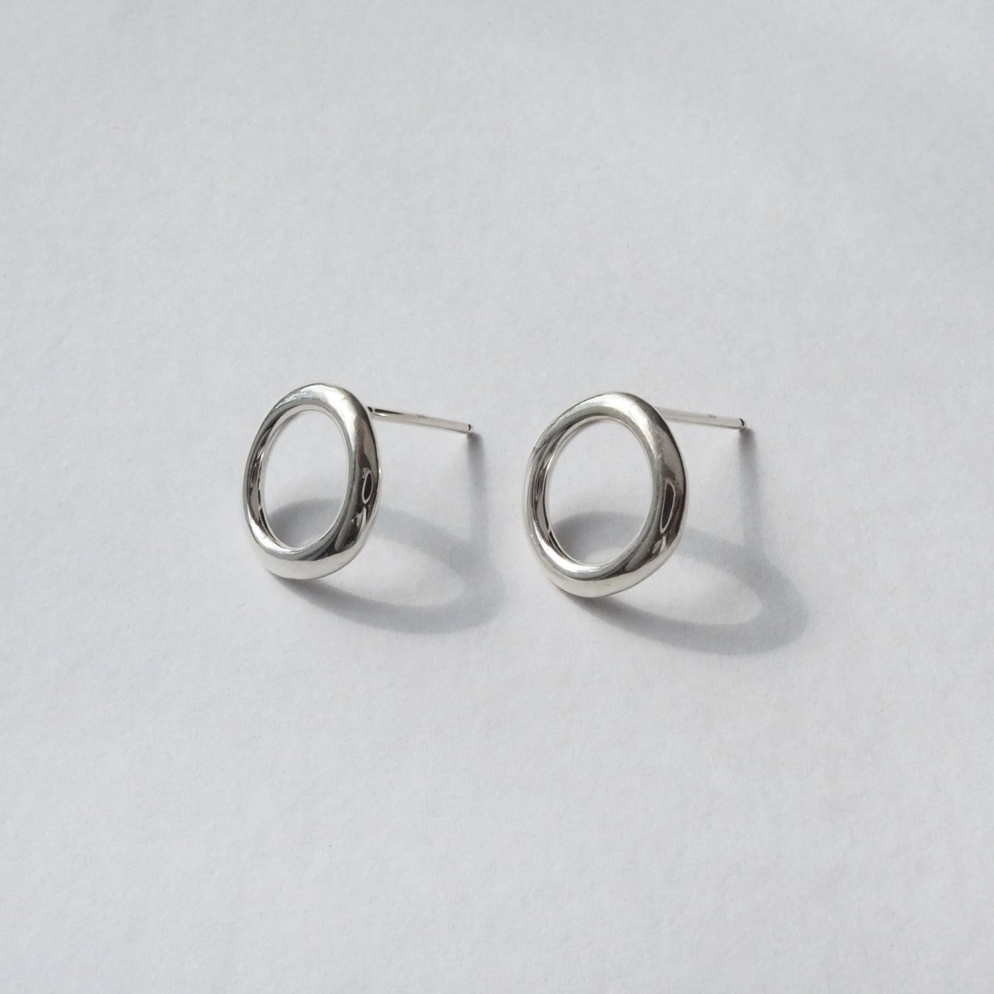 Amber | Small Circle Earrings
