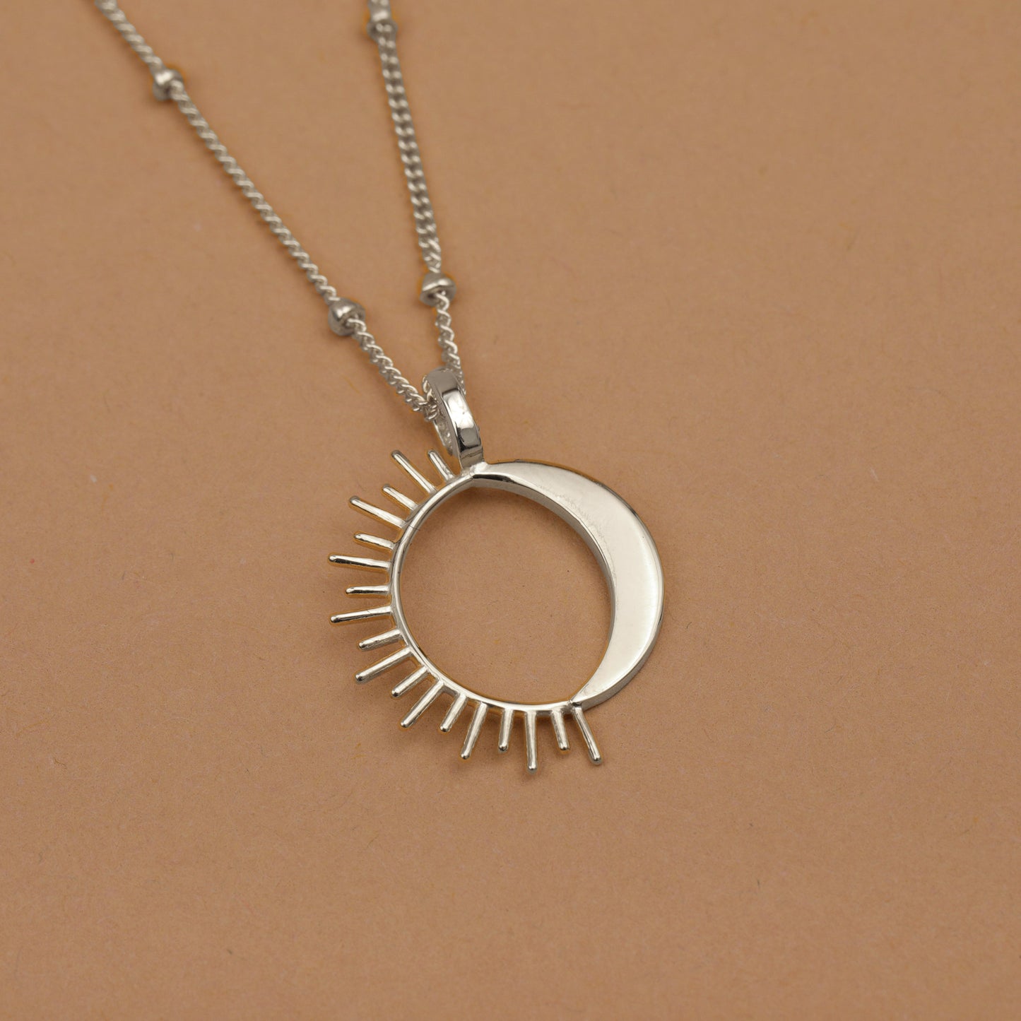 Celeste | Sun Moon Necklace