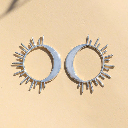 Celeste | Sun Moon Earrings