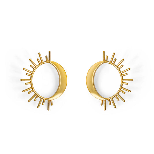 Celeste | Sun Moon Earrings