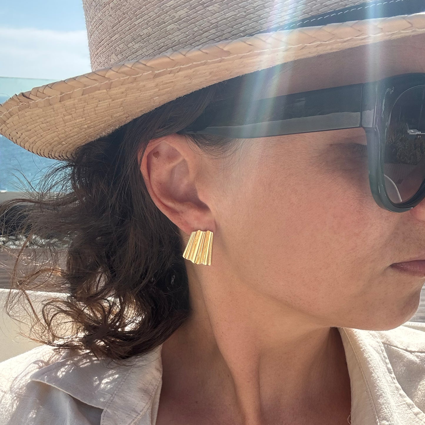 Shelly | Seashell Wave Earrings