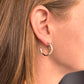Ribbon | Wave Hoop Earrings