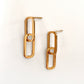 Linking | Dangling Link Earrings