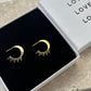 Celestial Stellette | Mini Sun Moon Earrings