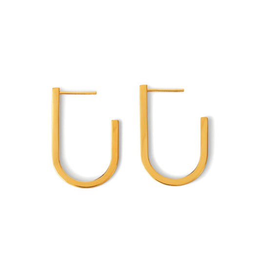 June | Modern Hoop Earrings