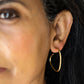Mila | Curve Hoop Earrings