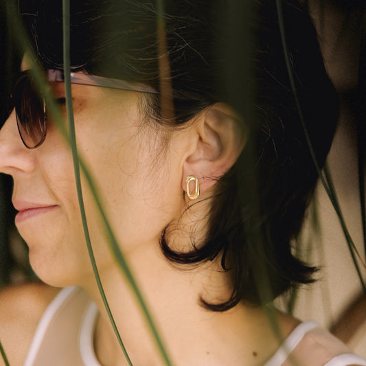 Icon | Double Oval Earrings