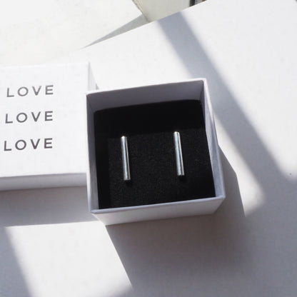 Tubular Two | Line Earrings