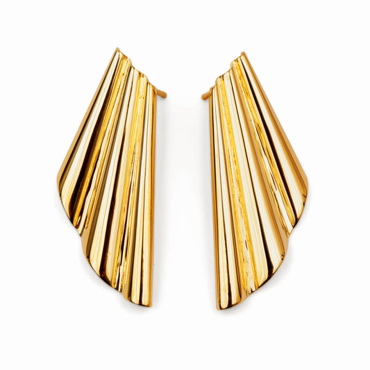 Shell | Modern Wavy Earrings