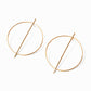 Olive | Circle Line Earrings