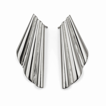 Shell | Modern Wavy Earrings