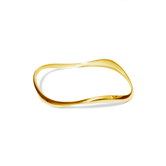 Ribbon | Wave Bangle Bracelet