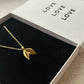 Mopani | Double Leaf Necklace
