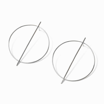 Olive | Circle Line Earrings
