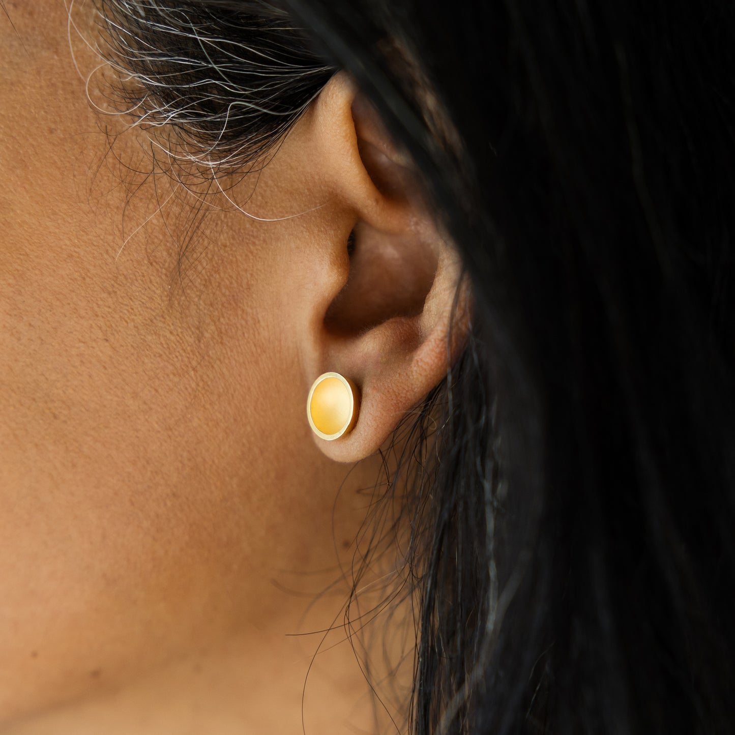 Orb | Circular Stud Earrings