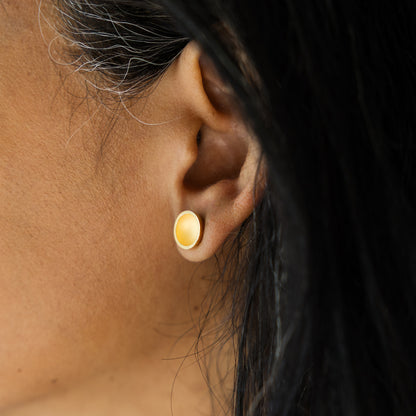 Orb | Circular Stud Earrings