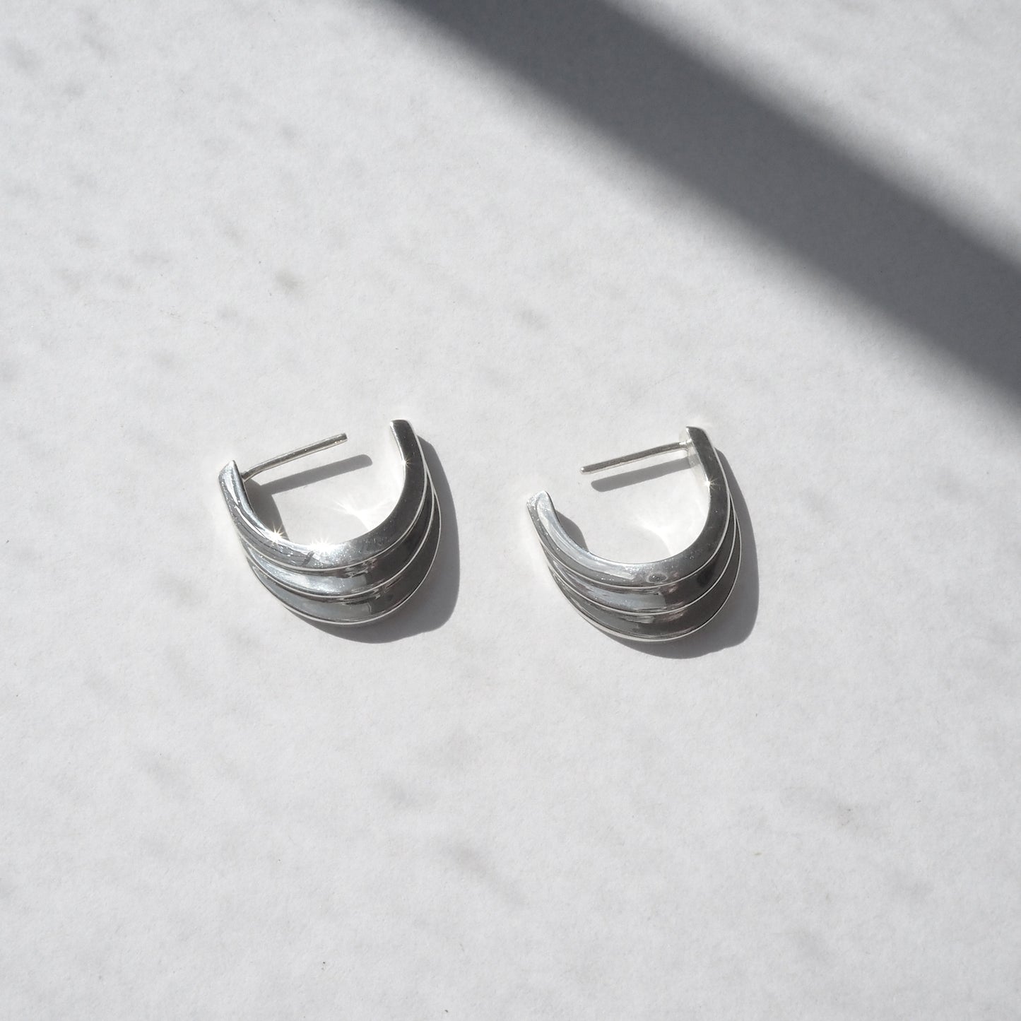 Juniper | Tri Hoop Earrings
