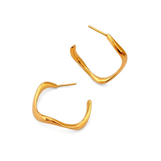 Ribbon_Wave_Hoop_Earrings_gold