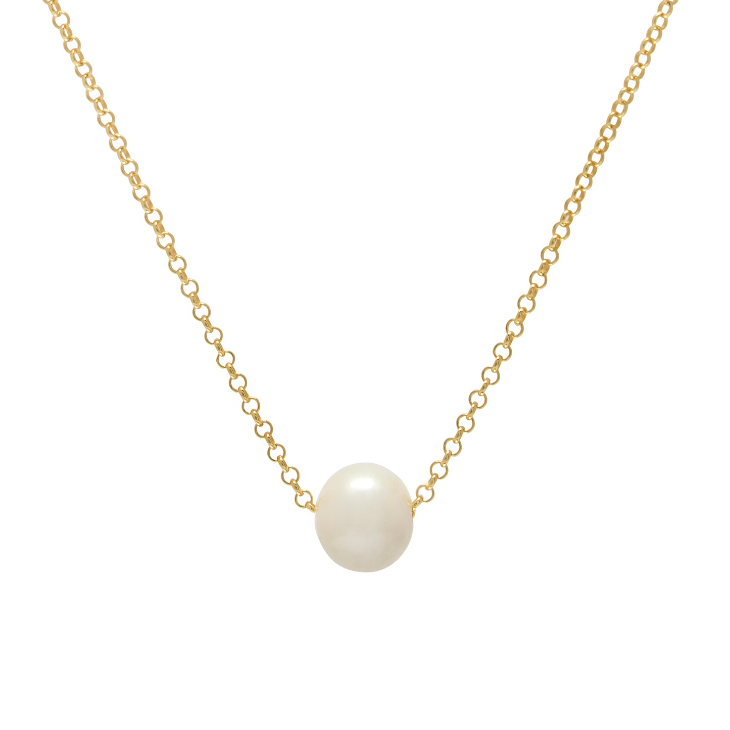 Perla | Round Pearl Necklace