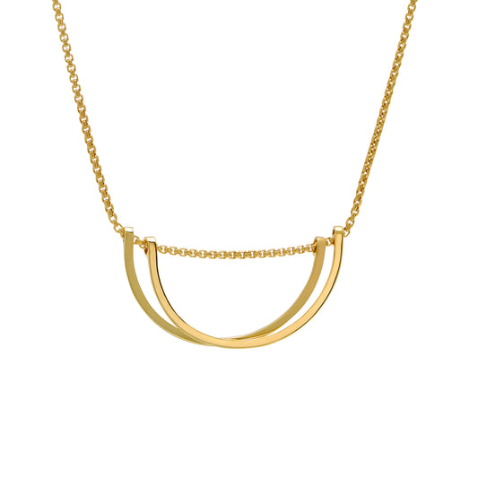 Smiles | Modern Curve Necklace