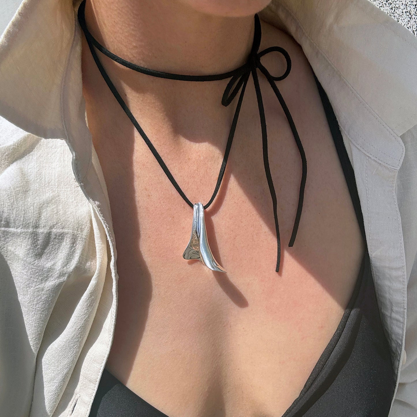 Shell Spiral | Sculptural Necklace