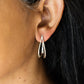 Talia Two | Curved Droplet Earrings