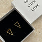 Triangulate | Open Triangle Earrings