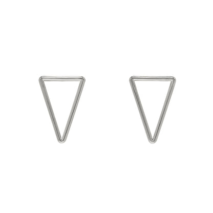 Triangulate | Open Triangle Earrings