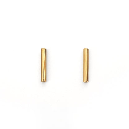 Tubular Two | Line Earrings
