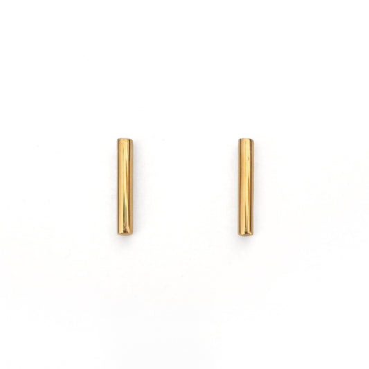 Tubular Two | Line Earrings
