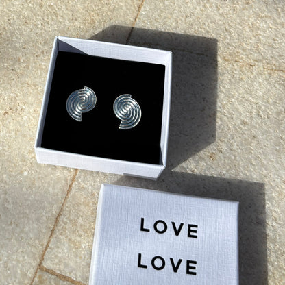 Zen Swirl | Maze Earring