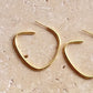 Mila | Curve Hoop Earrings