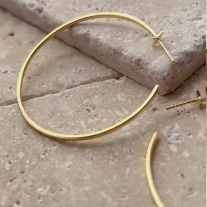 Starburst | Star Hoop Earrings
