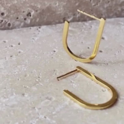 June | Modern Hoop Earrings