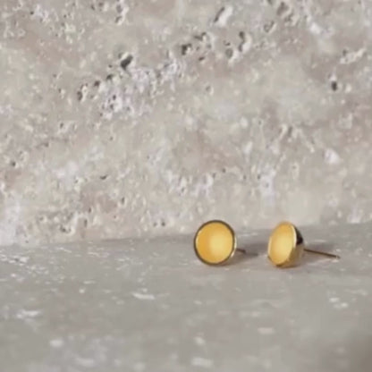 Orb | Circular Stud Earrings