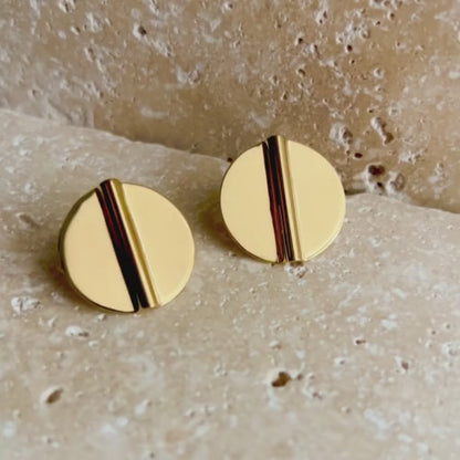 Aegis | Circle Coin Earring